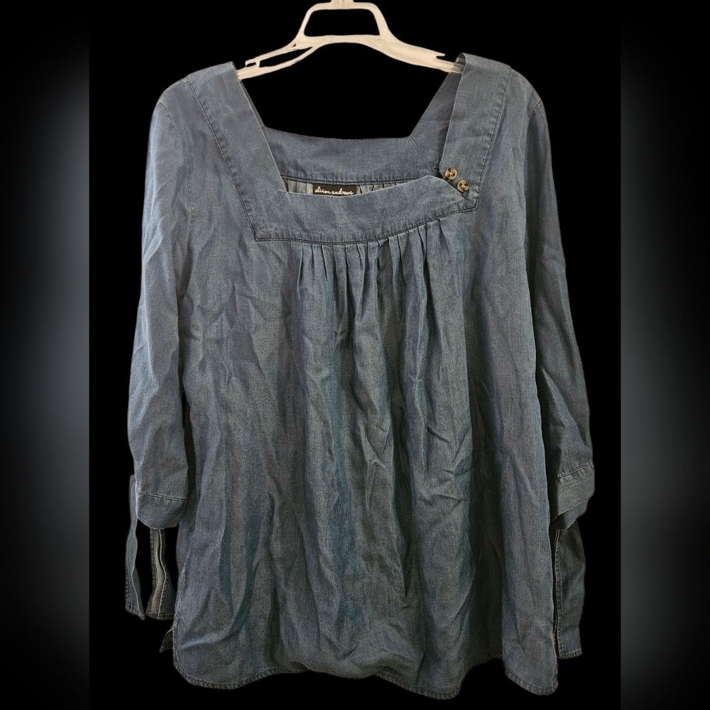 Alison Andrews 3/4 Sleeve Top Women XL